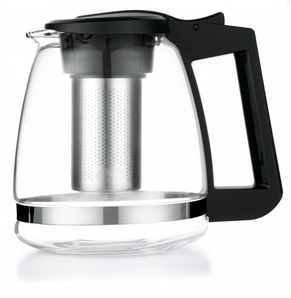 Lovegrace XXL Glas-Teekanne mit Edelstahlsieb 2,0L - Elegantes Design für Teeliebhaber